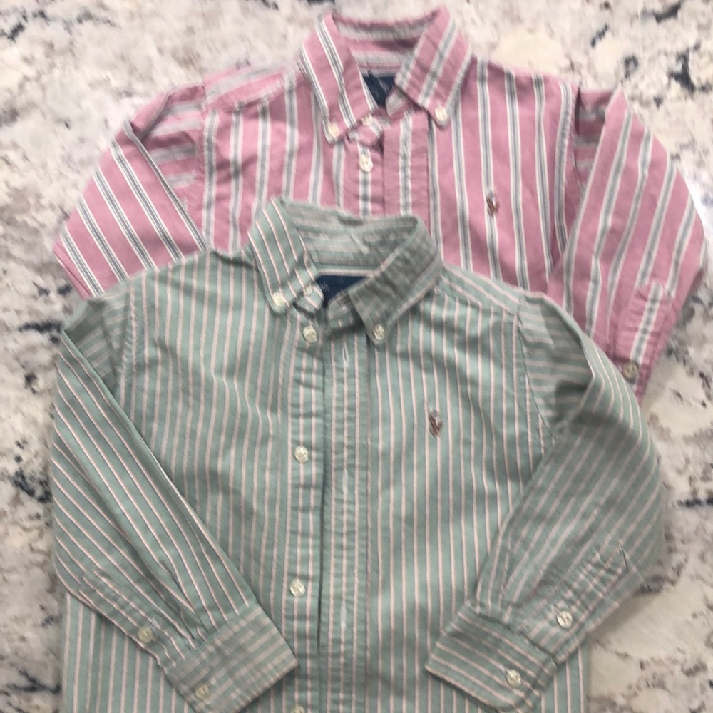 Set of 3T boys polo shirts